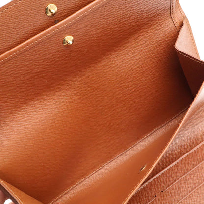 Louis Vuitton Monogram Porto Tresor International Wallet fold — view 6