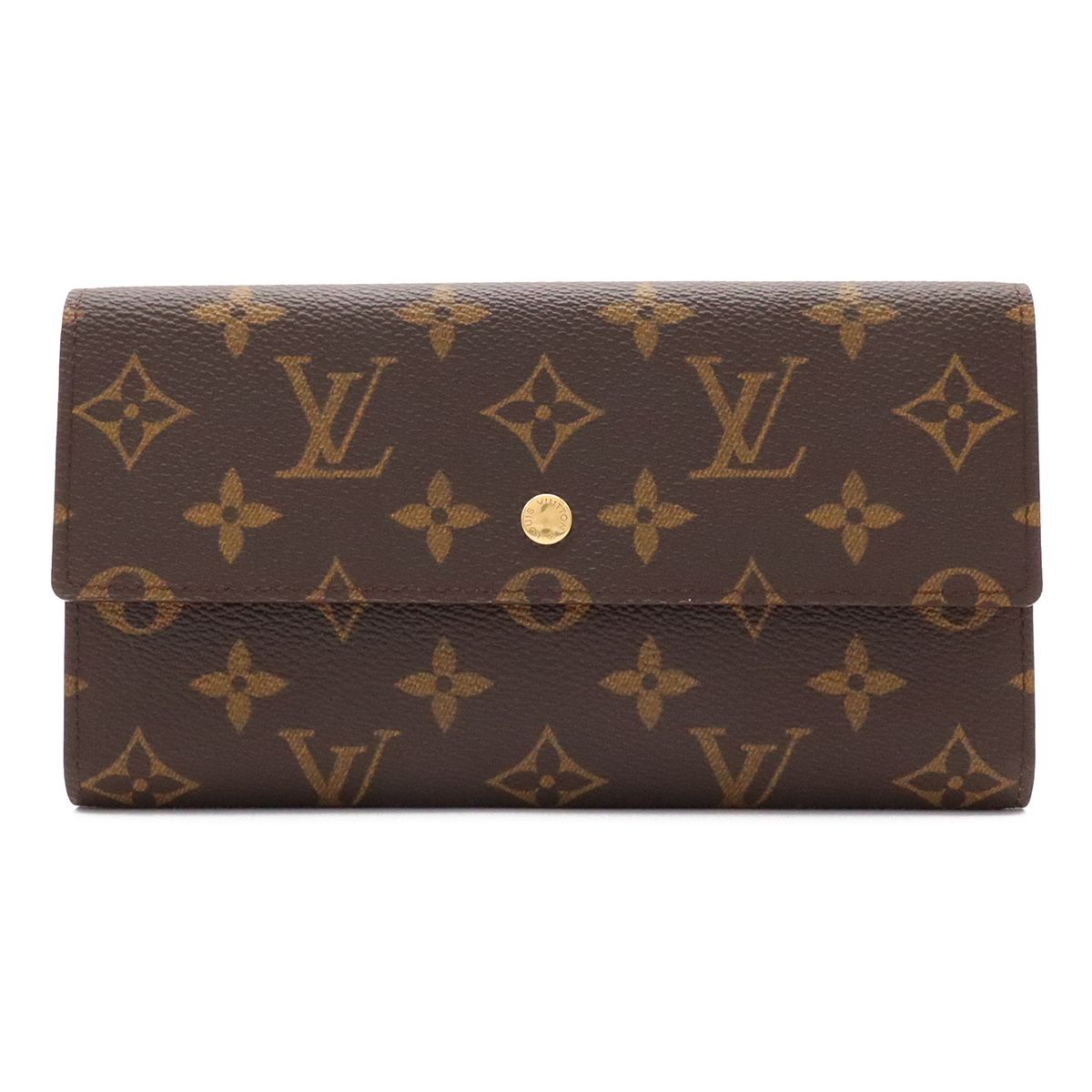 Louis Vuitton Monogram Porto Tresor International Wallet fold