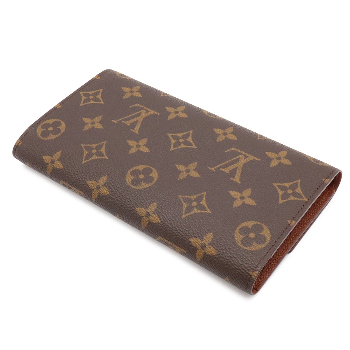 Louis Vuitton Monogram Porto Tresor International Wallet fold — view 2