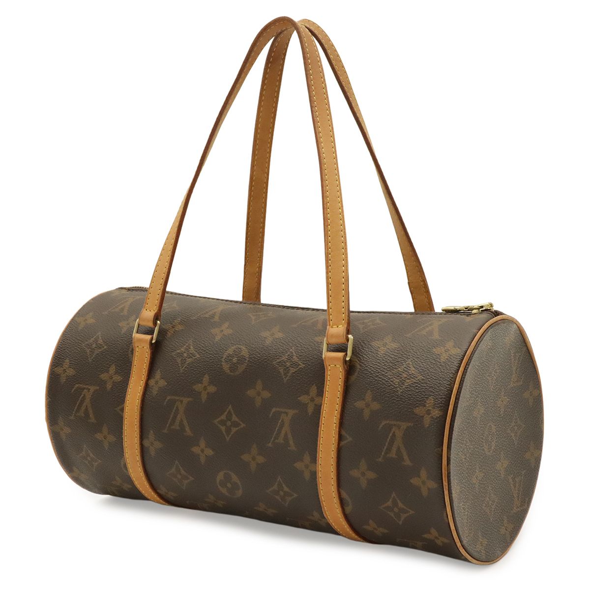 Louis Vuitton Monogram Papillon 30 Handbag with Tube — view 2