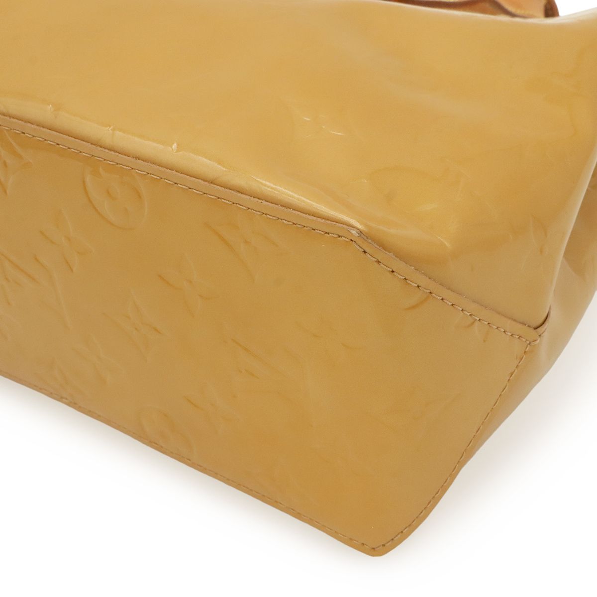 Louis Vuitton Monogram Vernis Reed PM Tote Mini Enamel Noisette Beige — view 3