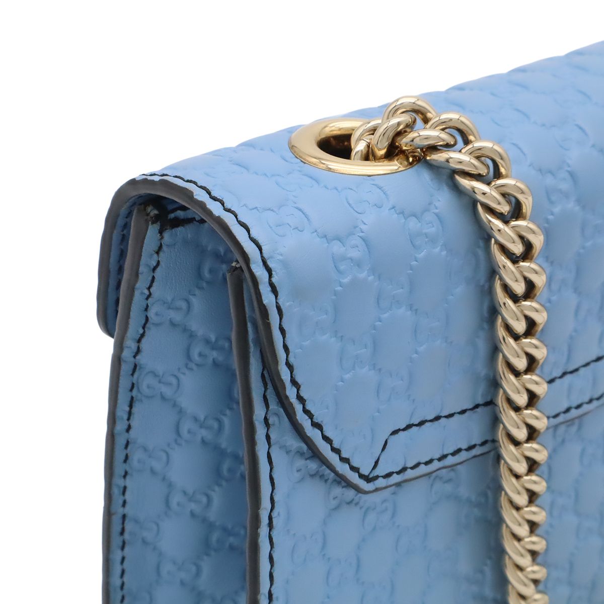 Gucci Micro Guccissima Emily Chain Shoulder Bag Pochette Fringe Tassel Leather — view 4
