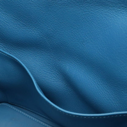 Hermes Toolbox 20 Tote Veau Swift Blue Silver — view 8