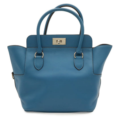Hermes Toolbox 20 Tote Veau Swift Blue Silver