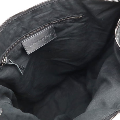 Balenciaga the Day Shoulder Bag Crossbody Leather Black — view 7