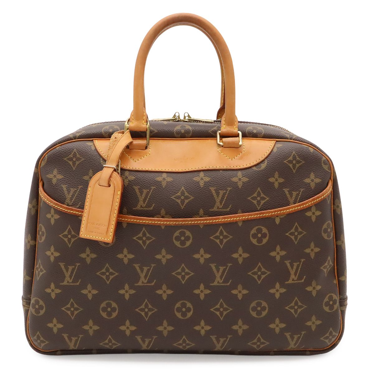 Louis Vuitton Monogram Bowling Vanity Deauville Mini Boston Bag Purse