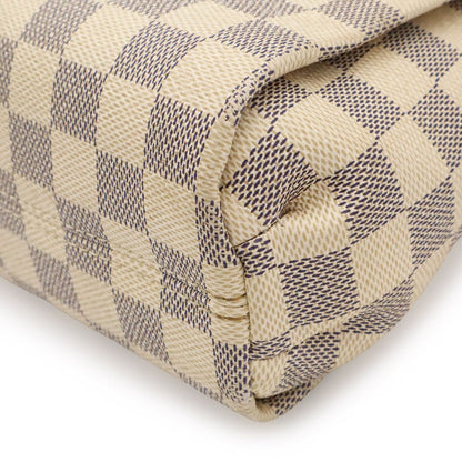 Louis Vuitton Damier Azur Croisette 2-Way Shoulder Bag Crossbody Fringe Tassel — view 3