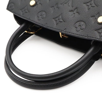 Louis Vuitton Monogram Empreinte Montaigne MM 2-Way Shoulder Bag Noir Black — view 4