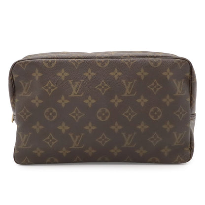 Louis Vuitton Monogram Trousse Toilet 28 Clutch Makeup Pouch Travel Multi