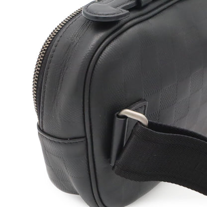 Louis Vuitton Damier Infini Ambler Belt Bag 2-Way Leather Onyx Black — view 5