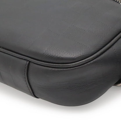 Louis Vuitton Damier Infini Ambler Belt Bag 2-Way Leather Onyx Black — view 3