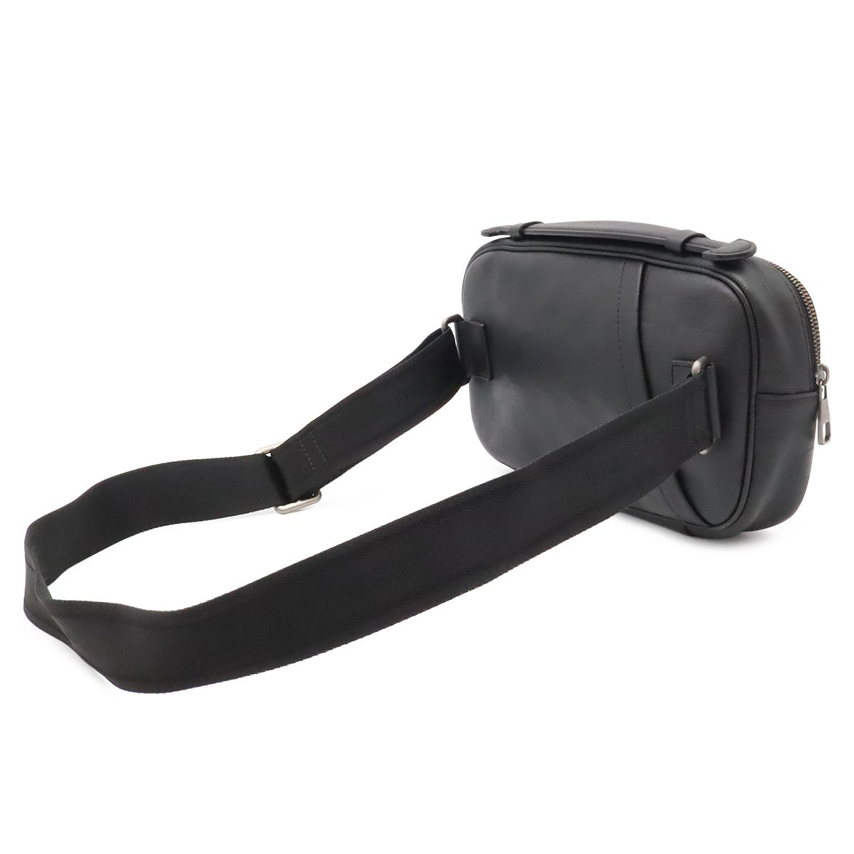 Louis Vuitton Damier Infini Ambler Belt Bag 2-Way Leather Onyx Black — view 2