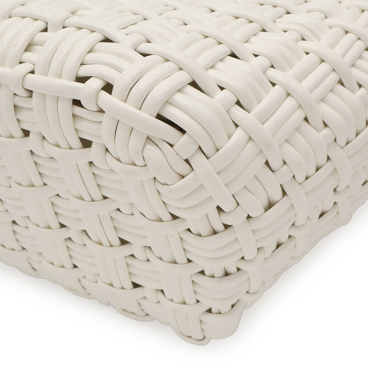 Balenciaga Bistro XS Basket 2-Way Shoulder Bag Straw White — view 3