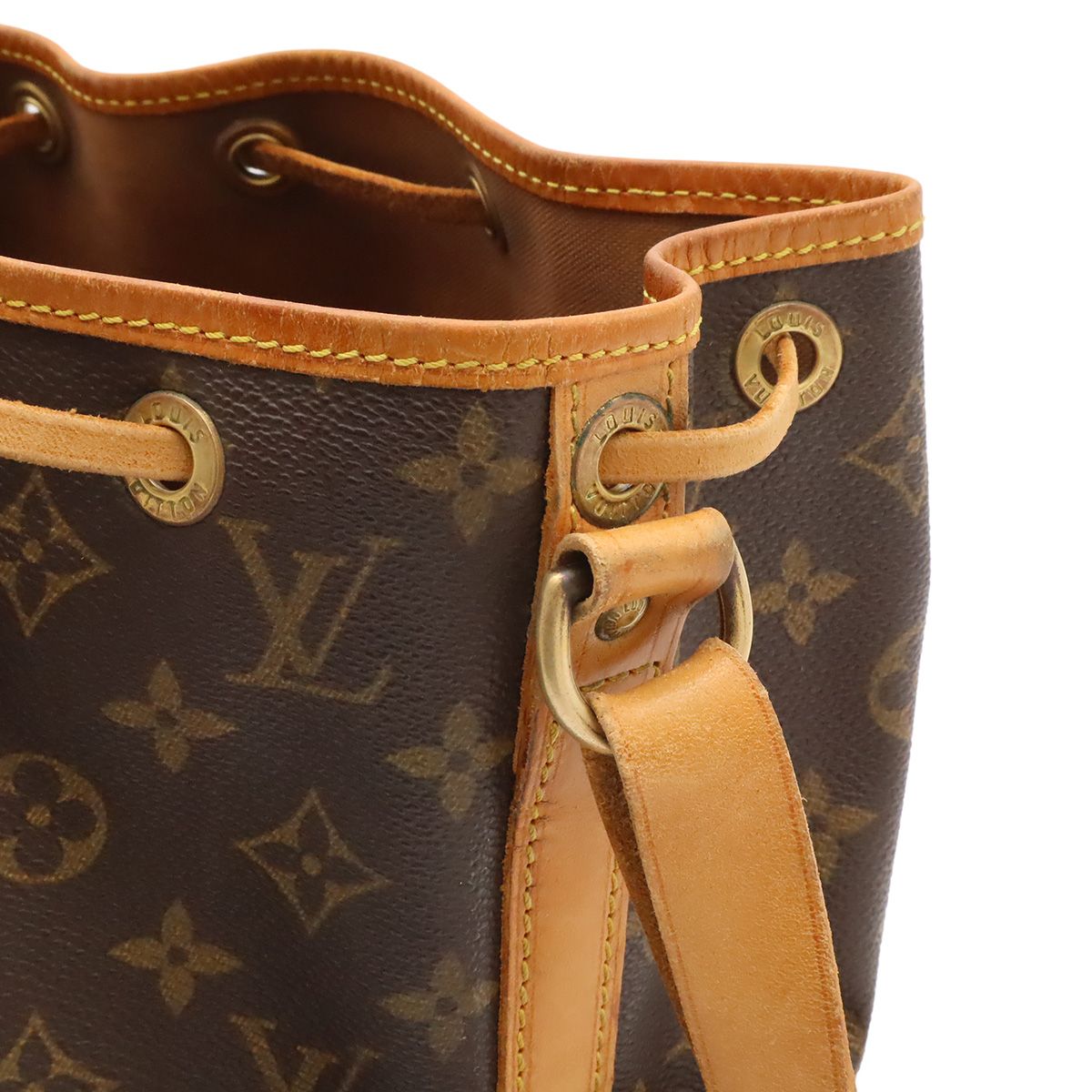 Louis Vuitton Monogram Petit Noe Shoulder Bag Semi Drawstring — view 8