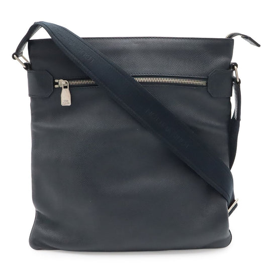 Louis Vuitton Taiga Sasha Shoulder Bag Crossbody No Gusset Boreal Navy Silver