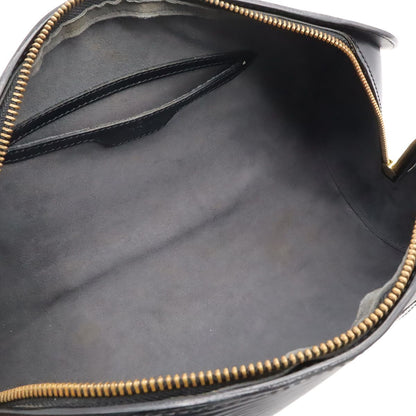 Louis Vuitton Epi Souflo Shoulder Bag Leather Noir Black Pouch Out of Stock — view 8