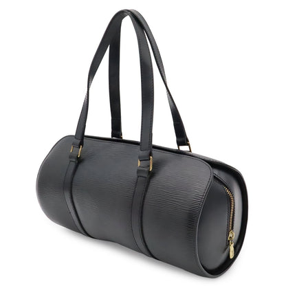 Louis Vuitton Epi Souflo Shoulder Bag Leather Noir Black Pouch Out of Stock — view 2