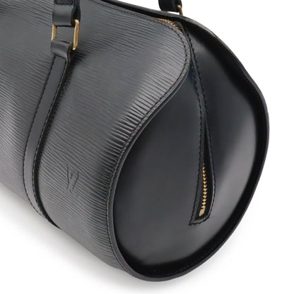Louis Vuitton Epi Souflo Shoulder Bag Leather Noir Black Pouch Out of Stock — view 4