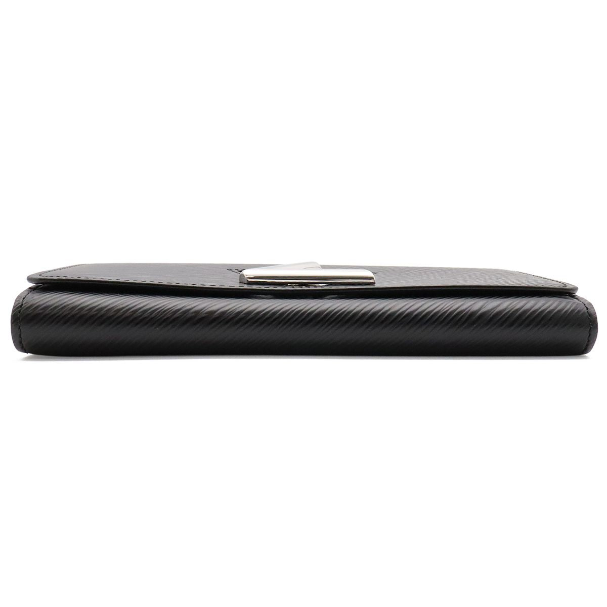 Louis Vuitton Epi Portefeuille Twist 2 Fold Wallet Bifold Leather Noir Black — view 5