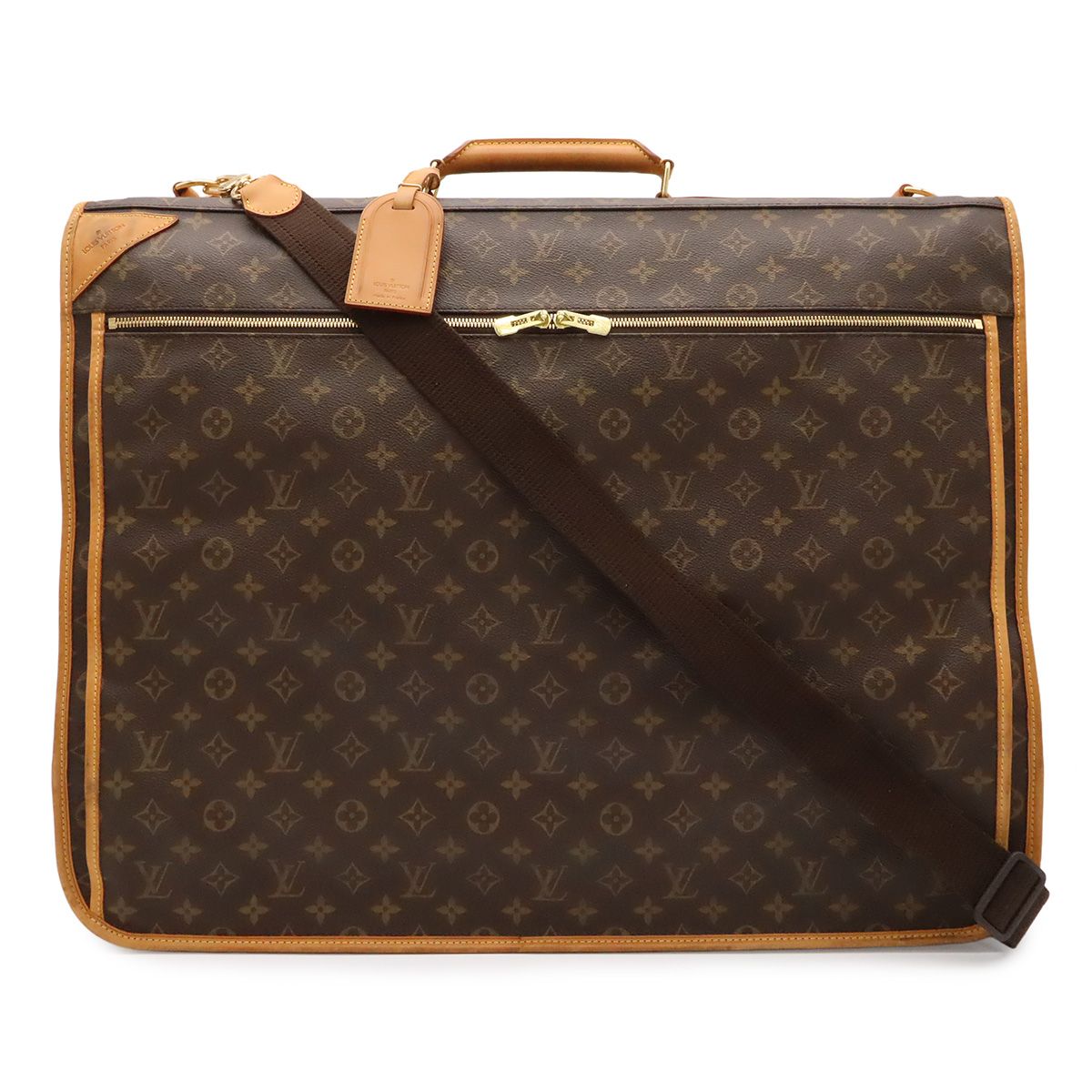 Louis Vuitton Monogram Portable Cinque Center Garment Case Suit Cover