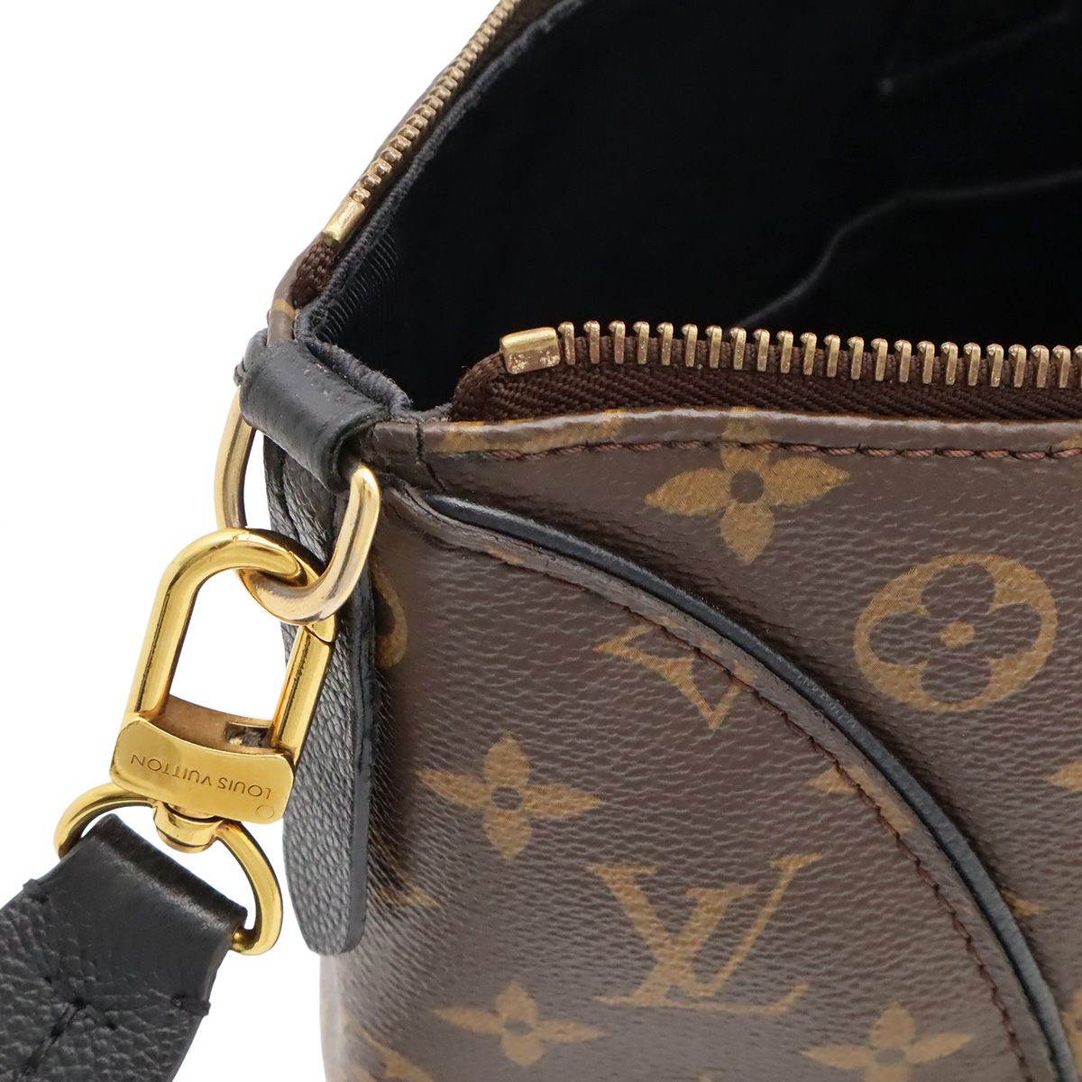 Louis Vuitton Monogram Tournelle PM 2-Way Shoulder Bag Leather Noir Black — view 7