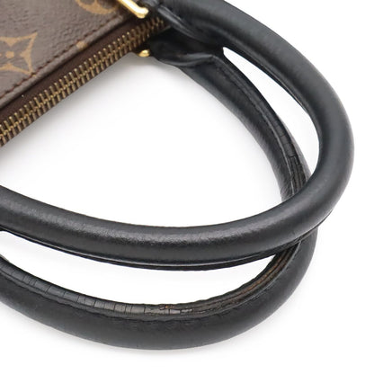 Louis Vuitton Monogram Tournelle PM 2-Way Shoulder Bag Leather Noir Black — view 4