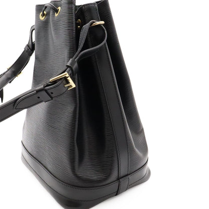 Louis Vuitton Epi Noe Shoulder Bag Drawstring Noir Black Gold — view 6