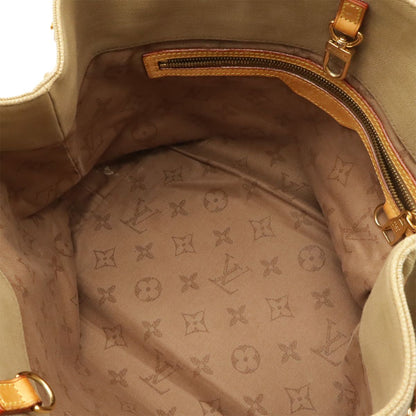 Louis Vuitton Plan Soleil Cabas PM Tote Shoulder Bag Canvas Khaki Beige — view 6