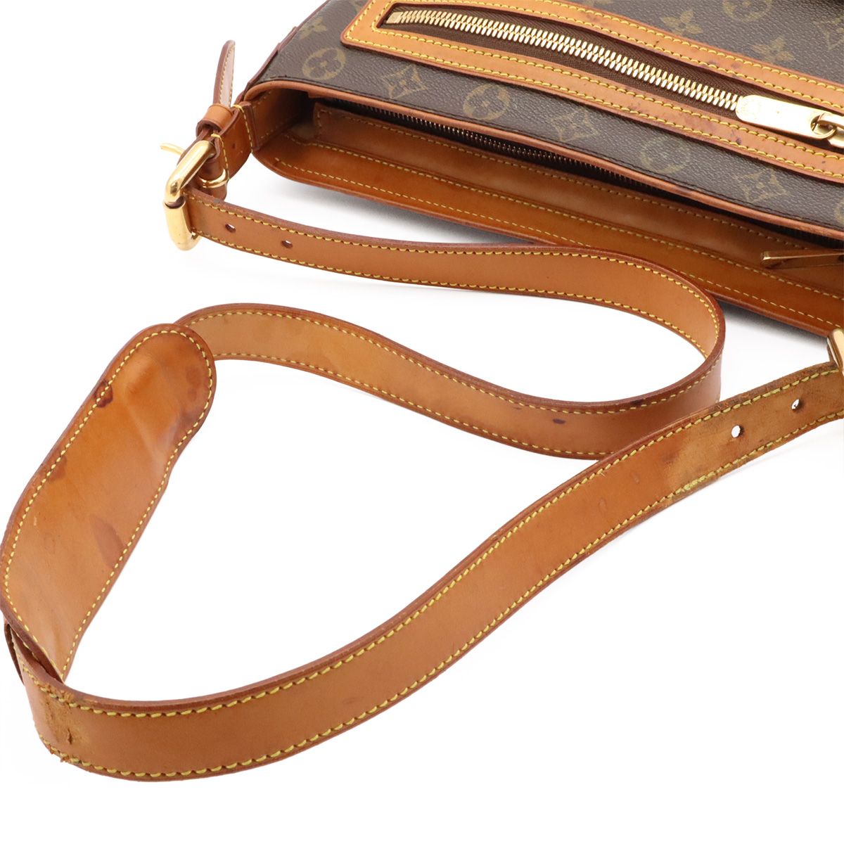Louis Vuitton Monogram Hudson GM Shoulder Bag Crossbody Long — view 4