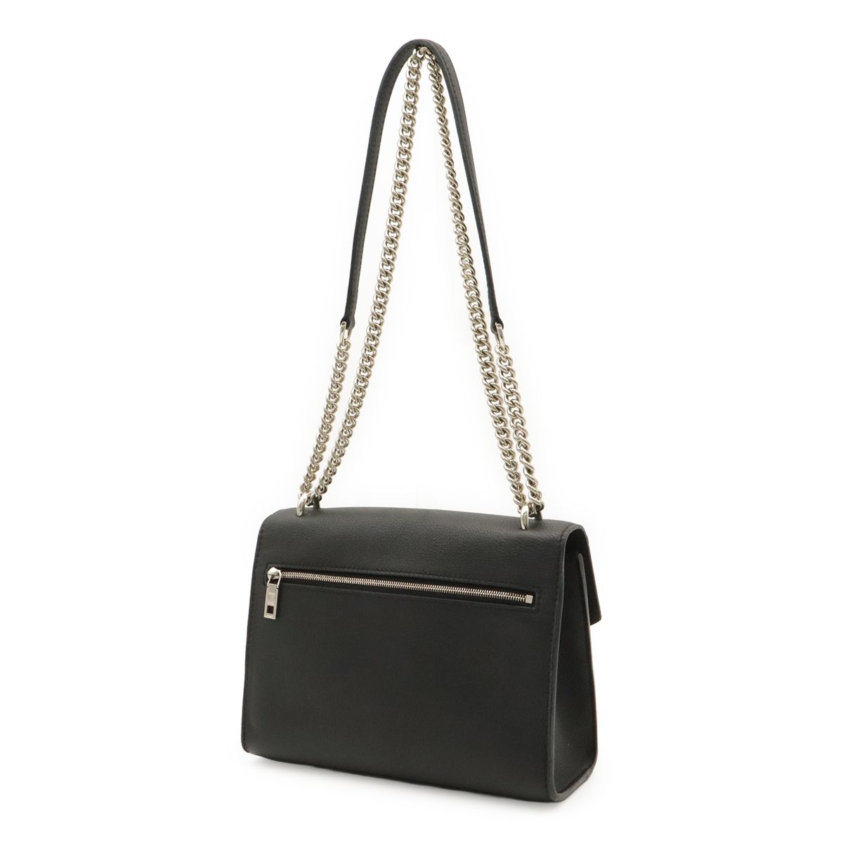 Louis Vuitton My Lockme Chain Shoulder Bag Pochette Leather Noir Black — view 2