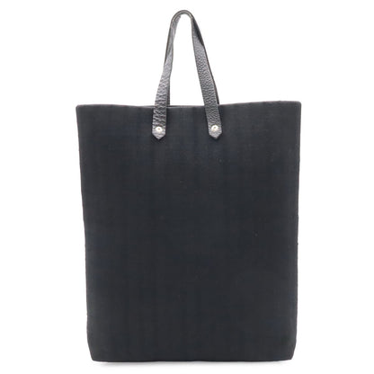 Hermes Amedaba Diago GM Tote Cotton Canvas Black