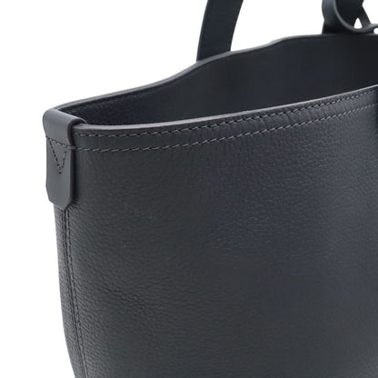 Louis Vuitton LV Aerogram Pilot Tote Shoulder Bag Leather Ink Blue — view 6