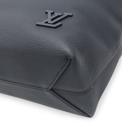 Louis Vuitton LV Aerogram Pilot Tote Shoulder Bag Leather Ink Blue — view 3