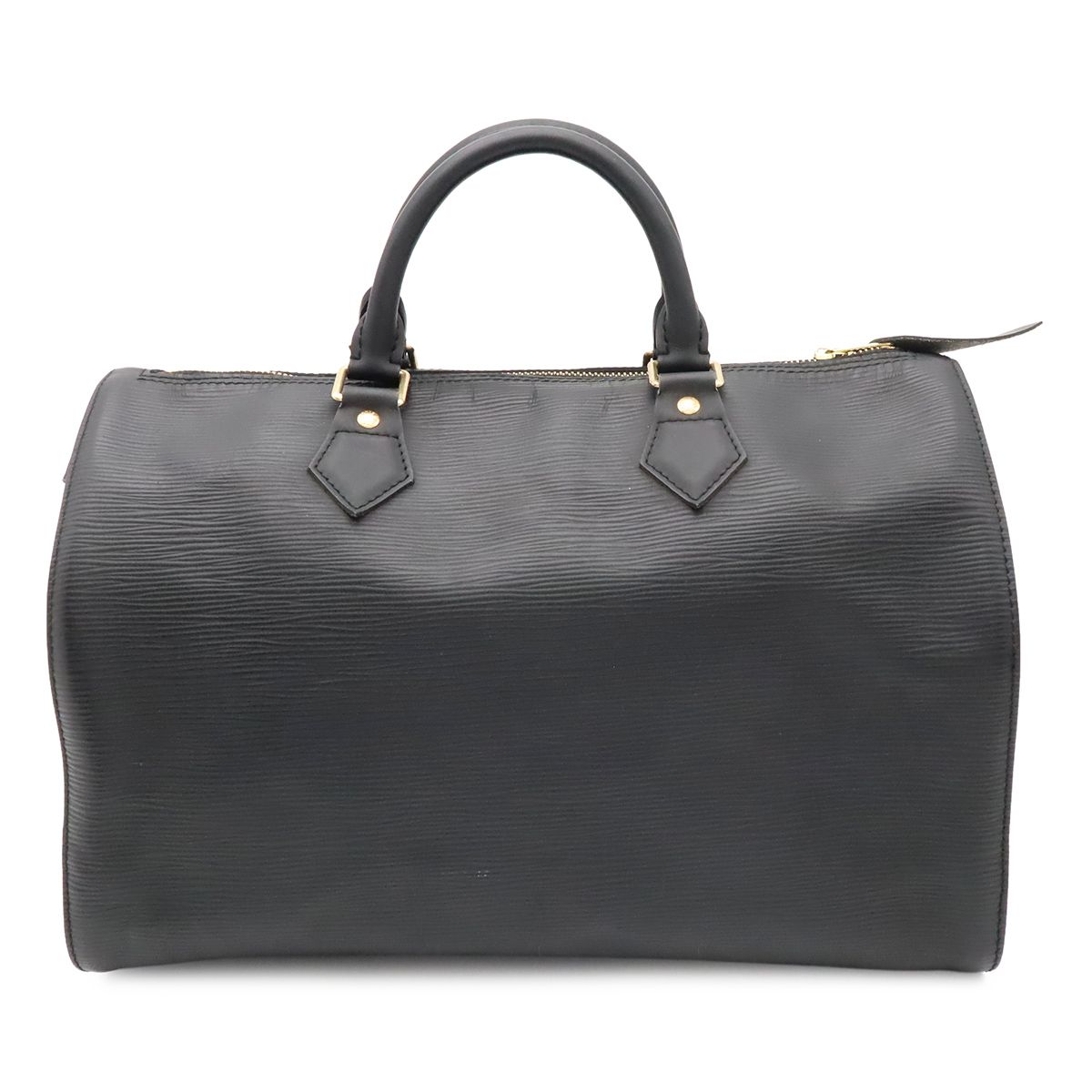 Louis Vuitton Epi Speedy 35 Boston Bag Leather Noir Black