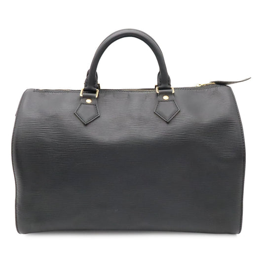 Louis Vuitton Epi Speedy 35 Boston Bag Leather Noir Black