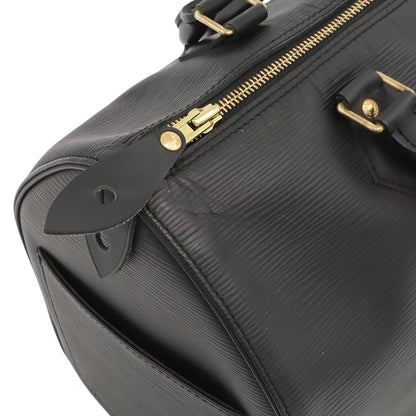 Louis Vuitton Epi Speedy 35 Boston Bag Leather Noir Black — view 5