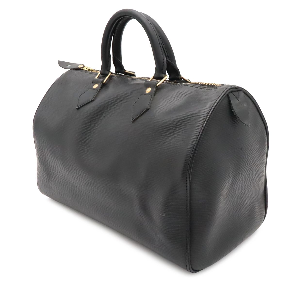 Louis Vuitton Epi Speedy 35 Boston Bag Leather Noir Black — view 2