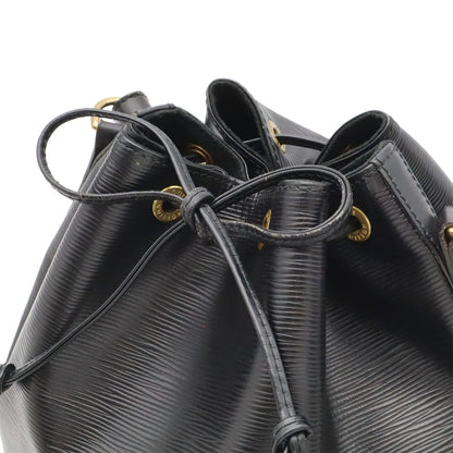 Louis Vuitton Epi Noe Shoulder Bag Drawstring Noir Black Gold — view 4