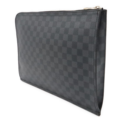 Louis Vuitton Damier Graphite Poche Document Briefcase Case Clutch — view 2
