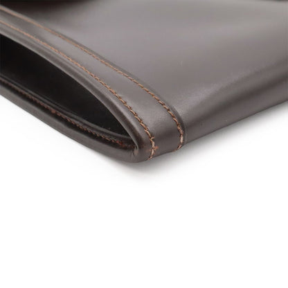 Hermes Jije PM Clutch Business Leather Dark Brown — view 3