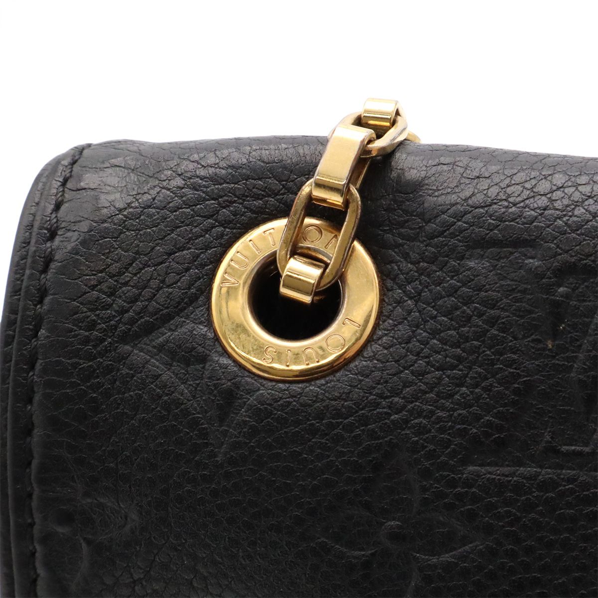 Louis Vuitton Monogram Empreinte Saint Germain MM Chain Shoulder 2-Way Noir — view 6
