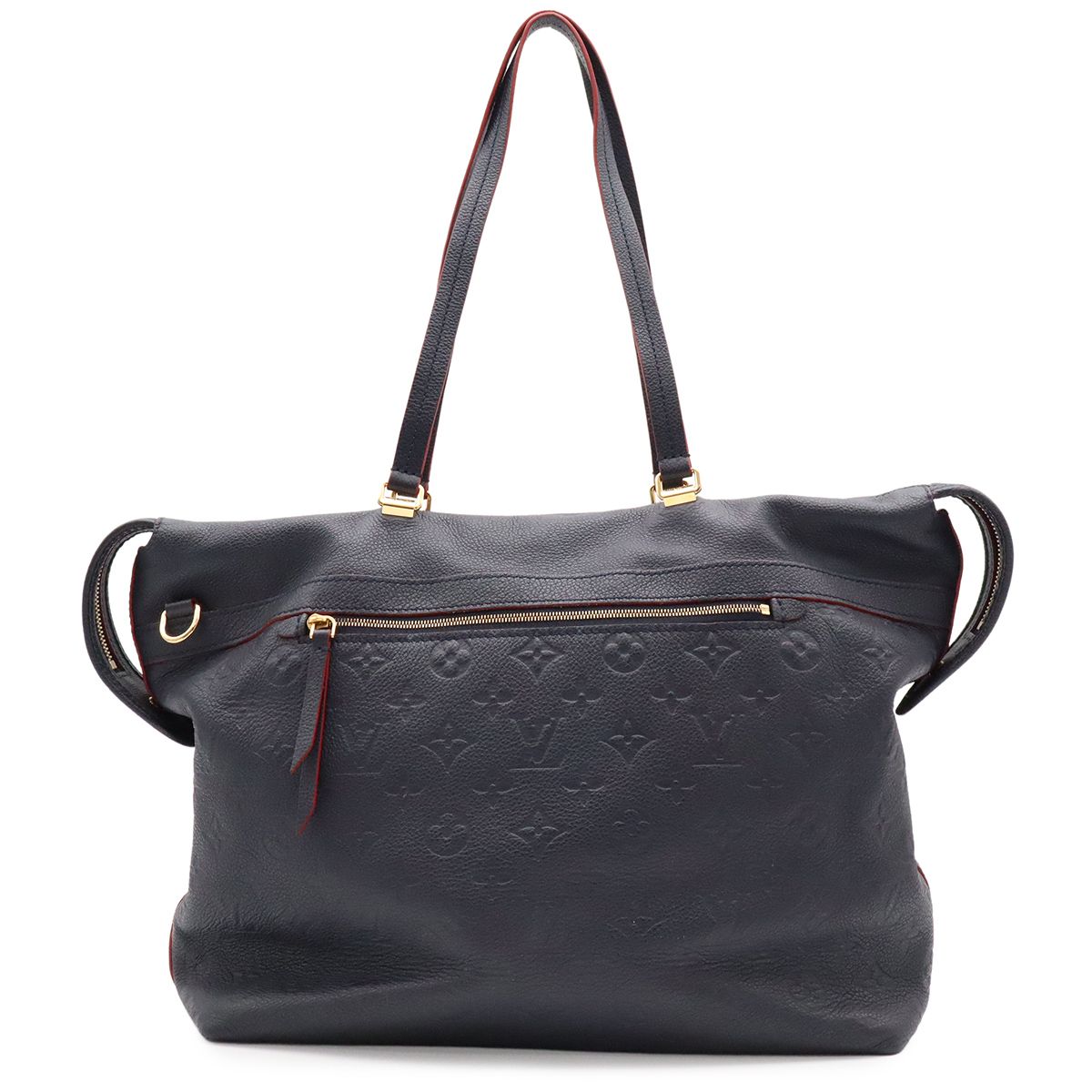 Louis Vuitton Monogram Empreinte Boetie Tote Shoulder Bag Leather Marine Rouge