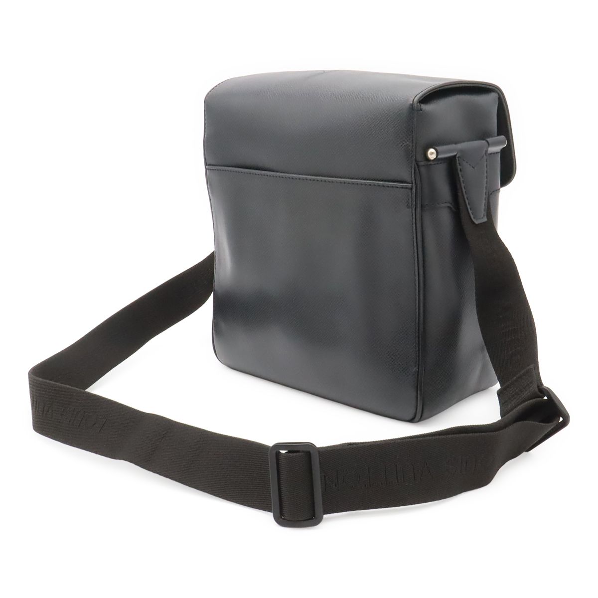 Louis Vuitton Taiga Shoulder Bag Crossbody Leather Ardoise Black — view 2