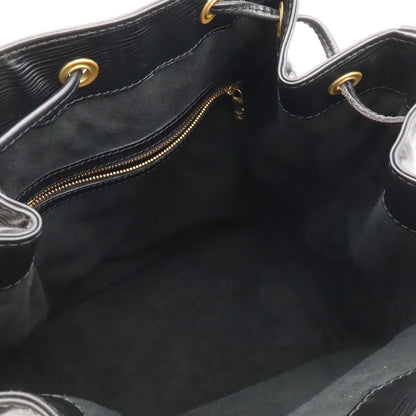 Louis Vuitton Epi Noe Shoulder Bag Drawstring Noir Black Gold — view 5