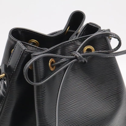Louis Vuitton Epi Noe Shoulder Bag Drawstring Noir Black Gold — view 4