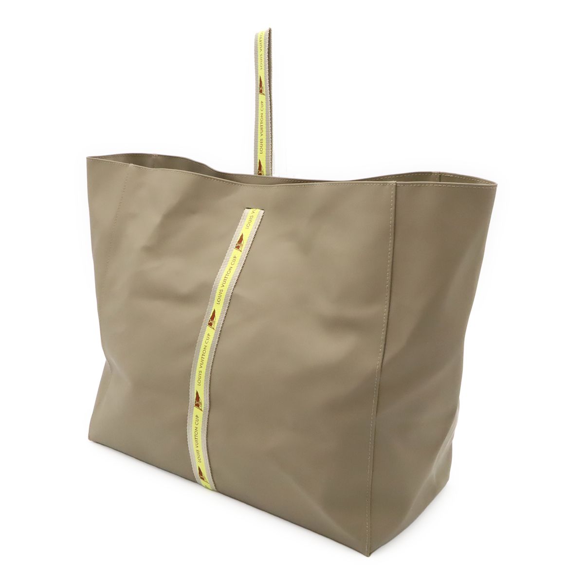 Louis Vuitton Cup LV Cup Limited Tote Polyurethane Khaki Yellow — view 2