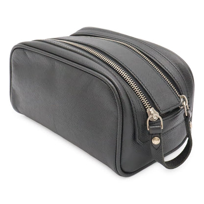 Louis Vuitton Taiga Trousse Yvan Clutch Pouch Leather Ardoise Black — view 2