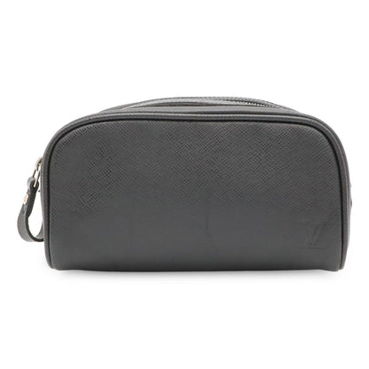 Louis Vuitton Taiga Trousse Yvan Clutch Pouch Leather Ardoise Black