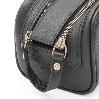 Louis Vuitton Taiga Trousse Yvan Clutch Pouch Leather Ardoise Black — view 4
