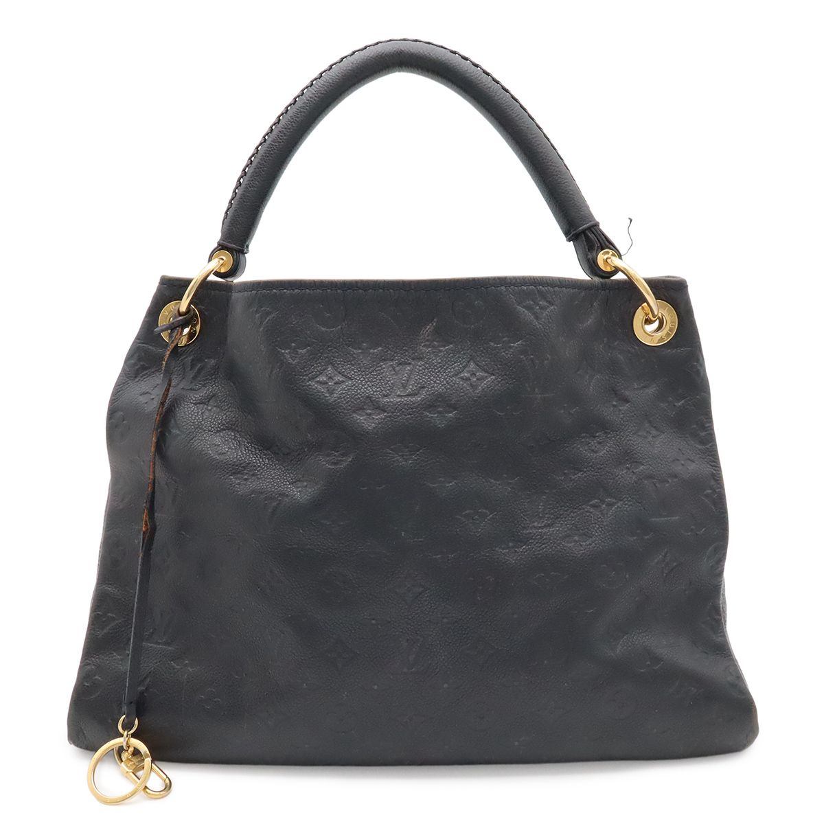Louis Vuitton Monogram Empreinte Artsy MM Tote Shoulder Infini Dark Blue